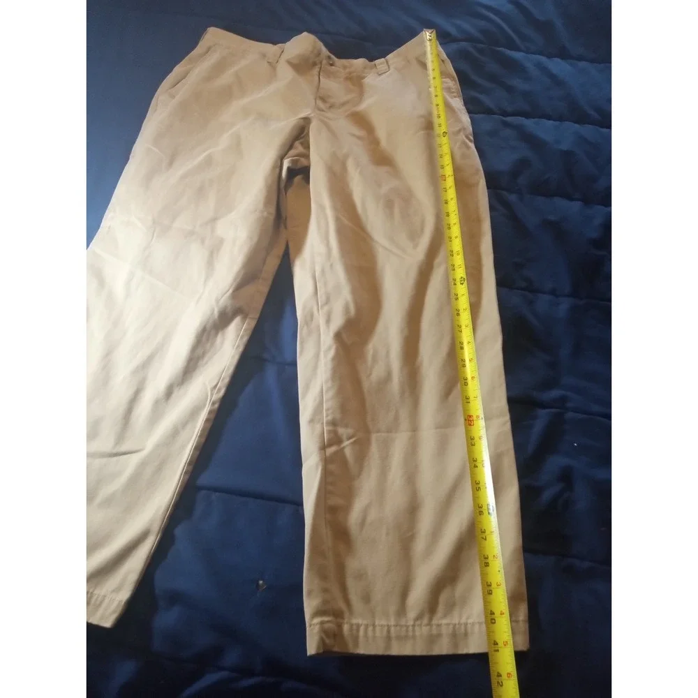 Columbia Chino‎ Pants Mens 40x29 White High Rise Cotton Snap Button